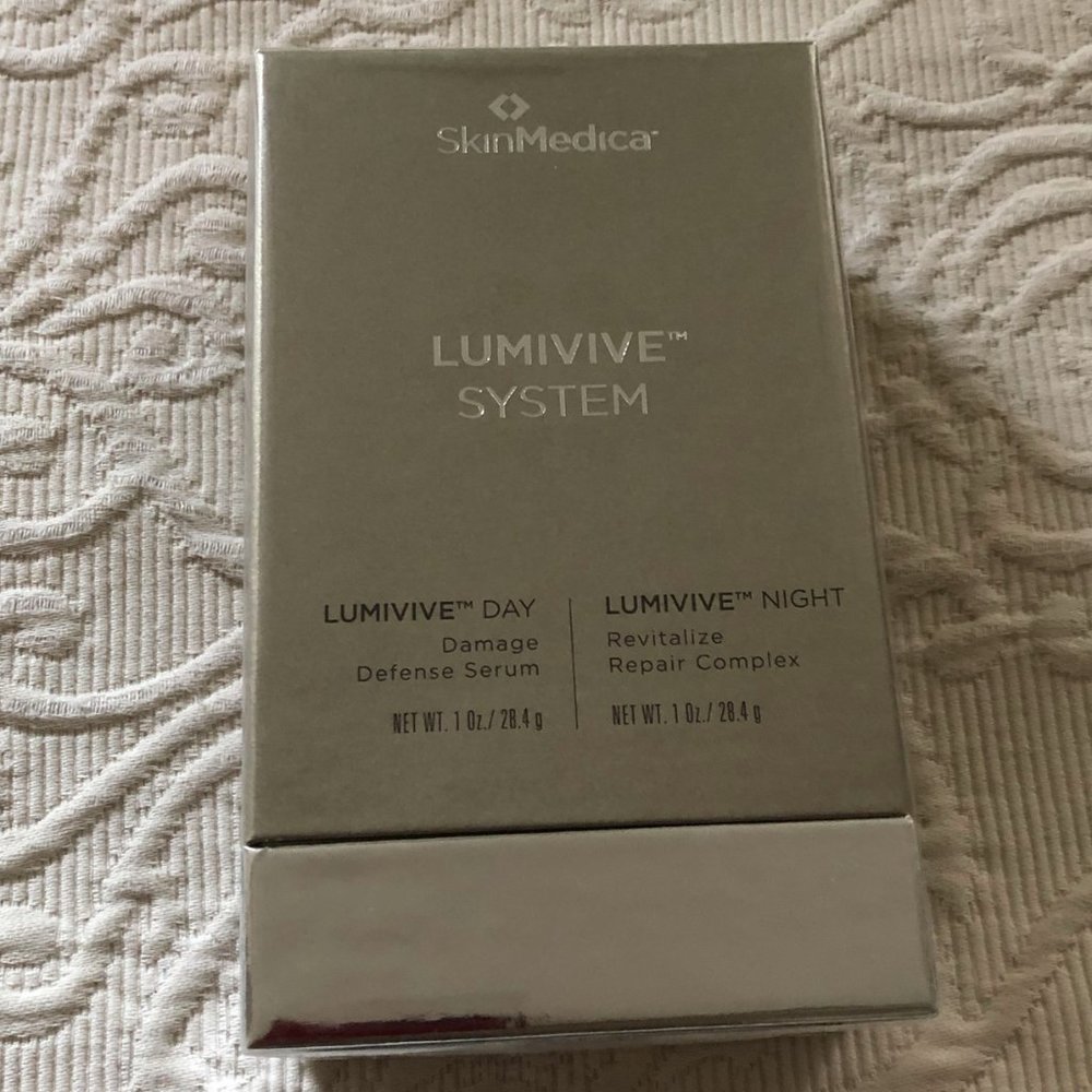 NIB SKINMEDICA Lumivive System Day Night Treatments 1 oz each *Sealed $265 Value